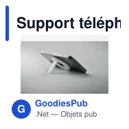 Support téléphone personnalisable avec décapsuleur - DOSENUNOavec logo - Miniature 2
