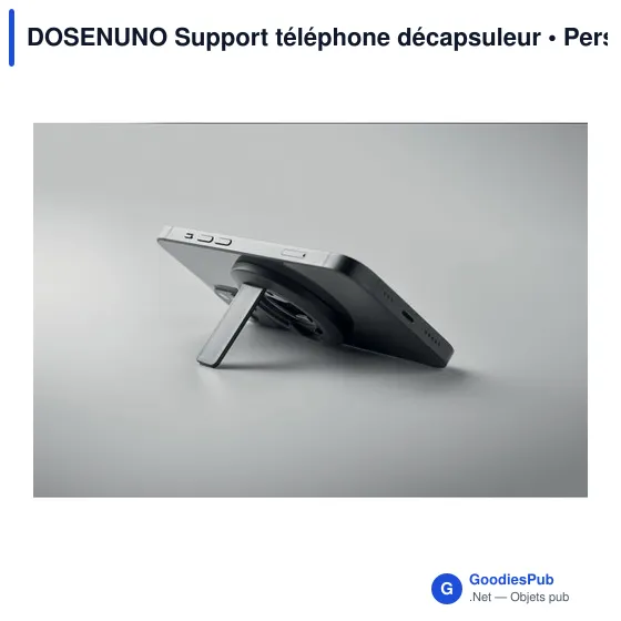 Support téléphone personnalisable avec décapsuleur - DOSENUNOavec logo - Image 11