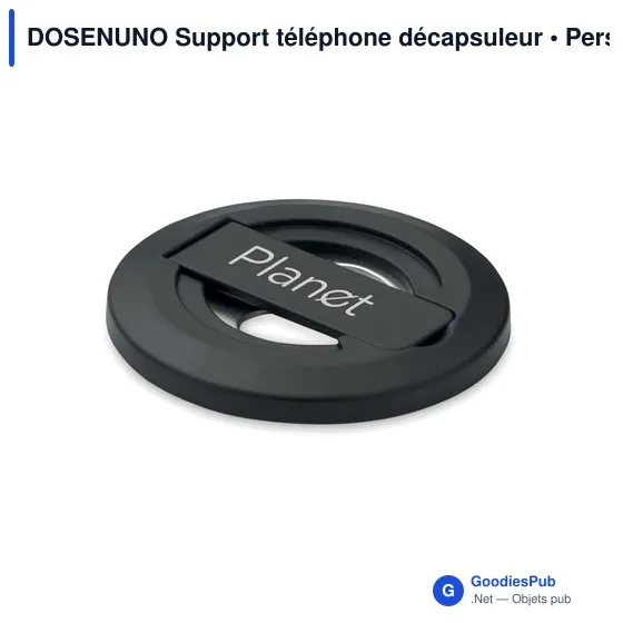 Support téléphone personnalisable avec décapsuleur - DOSENUNOavec logo - Image 12