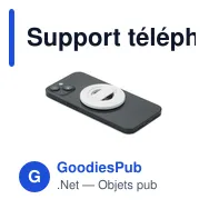 Support téléphone personnalisable avec décapsuleur - DOSENUNOavec logo - Miniature 6