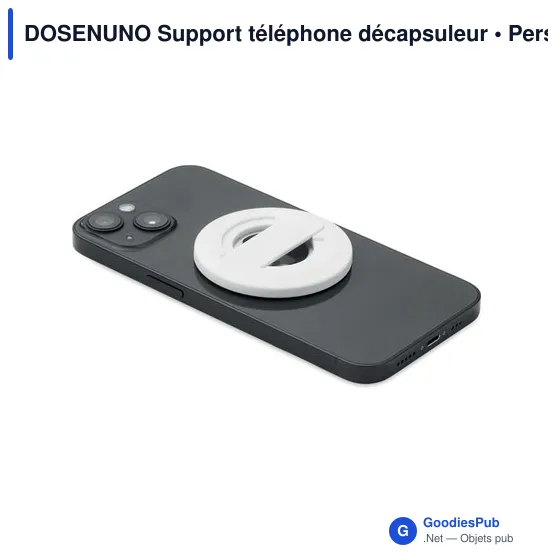 Support téléphone personnalisable avec décapsuleur - DOSENUNOavec logo - Image 6