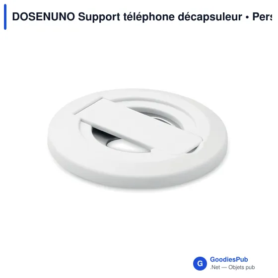 Support téléphone personnalisable avec décapsuleur - DOSENUNOavec logo - Image 7