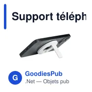 Support téléphone personnalisable avec décapsuleur - DOSENUNOavec logo - Miniature 8