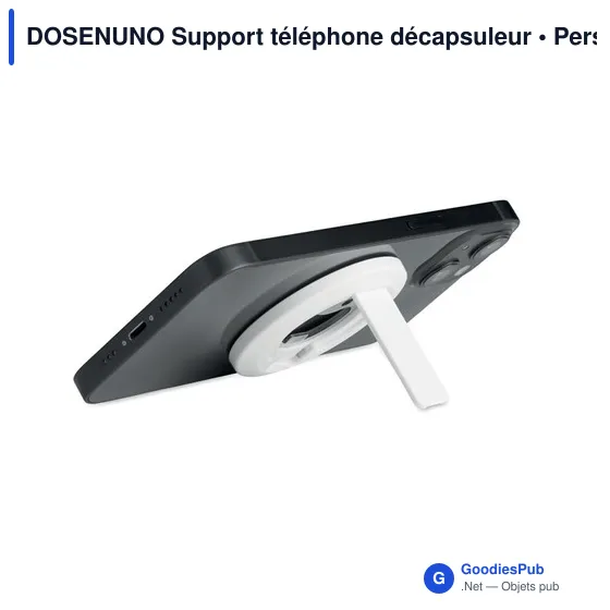 Support téléphone personnalisable avec décapsuleur - DOSENUNOavec logo - Image 8