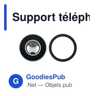 Support téléphone personnalisable avec décapsuleur - DOSENUNOavec logo - Miniature 10