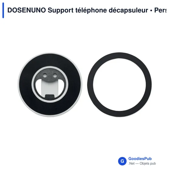 Support téléphone personnalisable avec décapsuleur - DOSENUNOavec logo - Image 10
