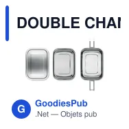 DOUBLE CHAN Boîte à lunch en acier inox. - Miniature 11