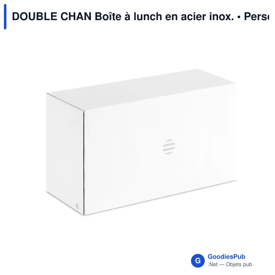 DOUBLE CHAN Boîte à lunch en acier inox. - Image 9