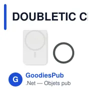 DOUBLETIC Chargeur sans fil magnétique - Miniature 2