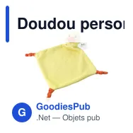 Doudou personnalisable Ameila avec logo - Article bébé - Miniature 8