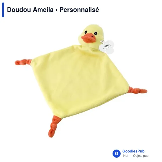 Doudou personnalisable Ameila avec logo - Article bébé - Image 8