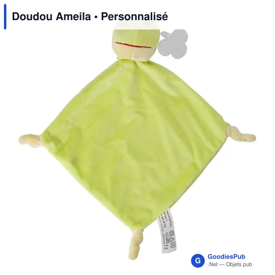 Doudou personnalisable Ameila avec logo - Article bébé - Image 9