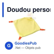Doudou personnalisable Ameila avec logo - Article bébé - Miniature 10