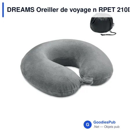 DREAMS Oreiller de voyage n RPET 210D