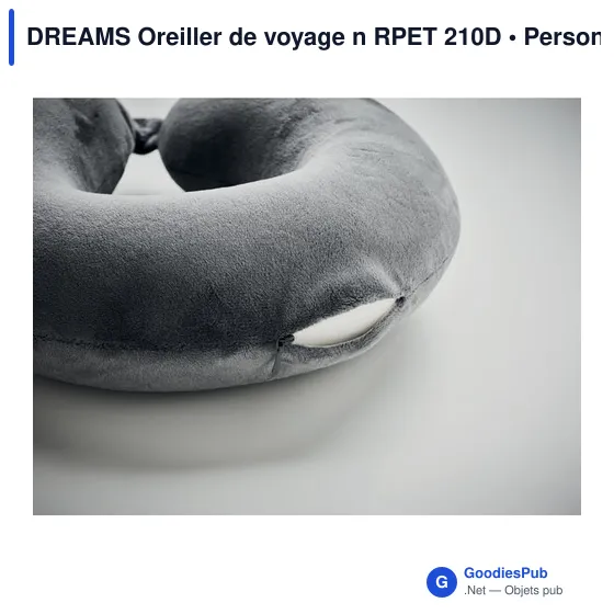DREAMS Oreiller de voyage n RPET 210D - Image 4