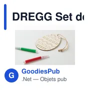 DREGG Set de peinture sur œuf en bois - Miniature 4