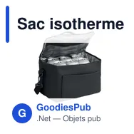 Sac isotherme personnalisable DRIFT avec logo - Miniature 7