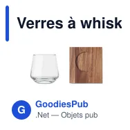 Verres à whisky personnalisables avec logo - DRINKS - Miniature 2