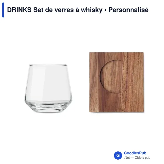 Verres à whisky personnalisables avec logo - DRINKS - Image 2