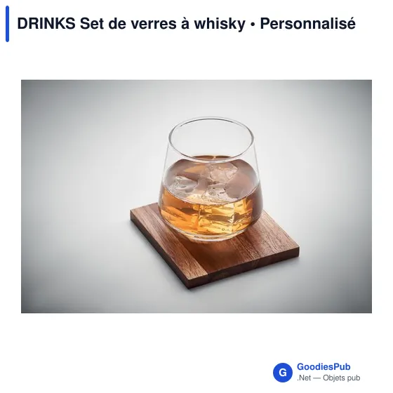 Verres à whisky personnalisables avec logo - DRINKS - Image 3