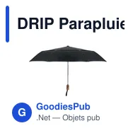 DRIP Parapluie pliable 21 pouces - Miniature 1