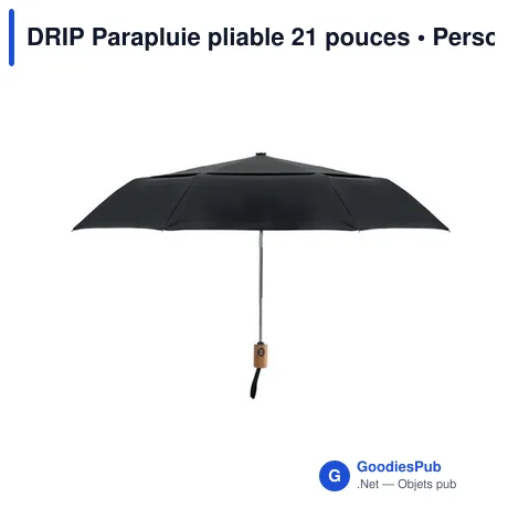 DRIP Parapluie pliable 21 pouces