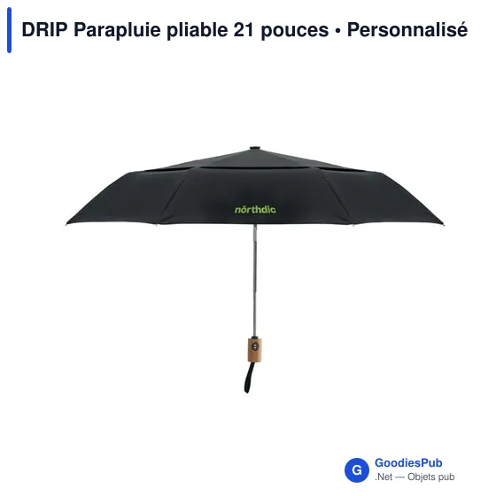 DRIP Parapluie pliable 21 pouces - Image 4