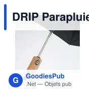 DRIP Parapluie pliable 21 pouces - Miniature 5