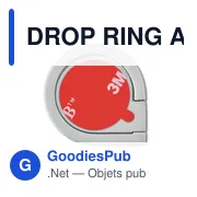 DROP RING Anneau de support téléphone - Miniature 2