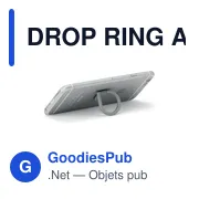 DROP RING Anneau de support téléphone - Miniature 3