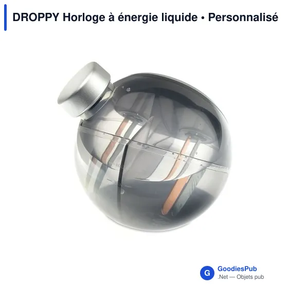 Horloge à énergie liquide personnalisable avec logo - Image 3