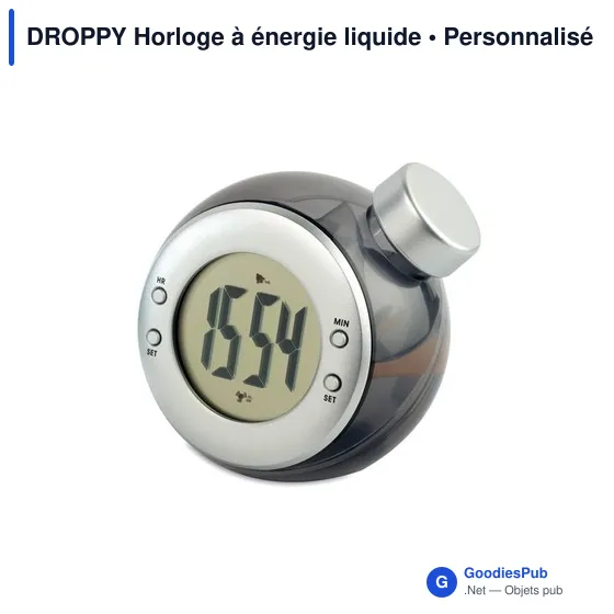 Horloge à énergie liquide personnalisable avec logo - Image 4