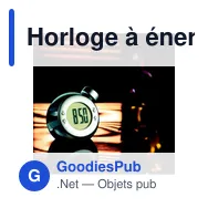 Horloge à énergie liquide personnalisable avec logo - Miniature 5