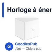 Horloge à énergie liquide personnalisable avec logo - Miniature 6