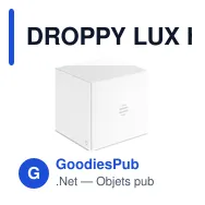 DROPPY LUX Horloge à eau LCD en bambou - Miniature 6