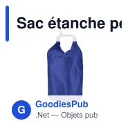 Sac étanche personnalisable Drybag 5 L avec logo - Miniature 2