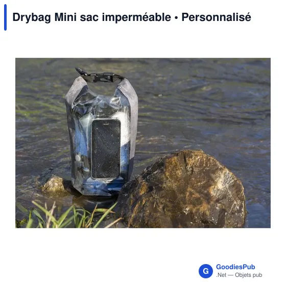 Sac imperméable personnalisable Drybag Mini avec logo - Image 5