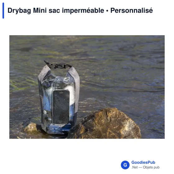 Sac imperméable personnalisable Drybag Mini avec logo - Image 6