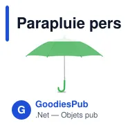 Parapluie personnalisable 18" pour enfants avec logo - DRYKID - Miniature 1
