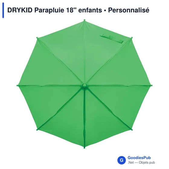 Parapluie personnalisable 18" pour enfants avec logo - DRYKID - Image 3