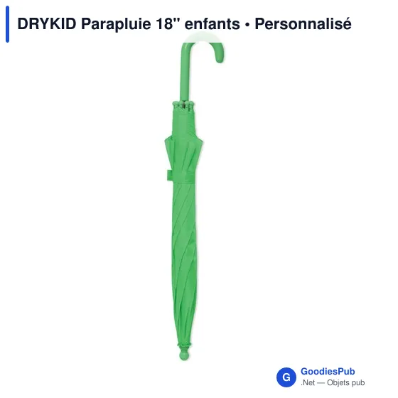 Parapluie personnalisable 18" pour enfants avec logo - DRYKID - Image 4