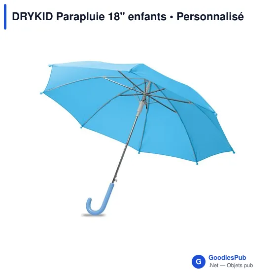 Parapluie personnalisable 18" pour enfants avec logo - DRYKID - Image 9