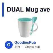 DUAL Mug avec cuillère 250 ml - Miniature 1