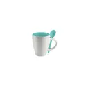 Variante bleu - DUAL Mug avec cuillère 250 ml