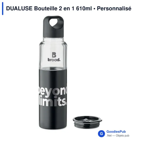 Bouteille 2 en 1 personnalisable DUALUSE avec logo - Image 5