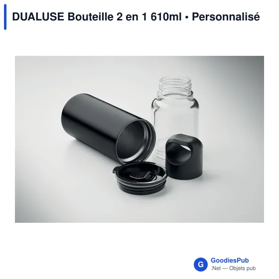 Bouteille 2 en 1 personnalisable DUALUSE avec logo - Image 6