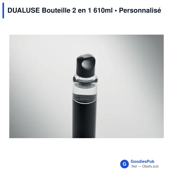 Bouteille 2 en 1 personnalisable DUALUSE avec logo - Image 7