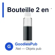Bouteille 2 en 1 personnalisable DUALUSE avec logo - Miniature 9