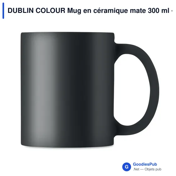 DUBLIN COLOUR Mug en céramique mate 300 ml - Image 11