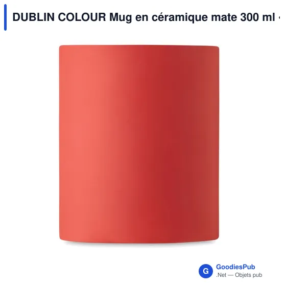 DUBLIN COLOUR Mug en céramique mate 300 ml - Image 3